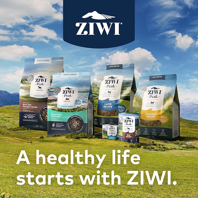 ZIWI Peak Wet Cat Food Variety Pack - Chicken, Mackerel & Lamb, and Lamb, 6 Pack (3oz Each)