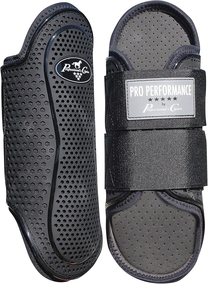 Professional's Choice Pro Performance Hybrid Splint Boot | Durable Pro Mesh Outer Layer | Integrated Strike Area | Exercise or Turnout | Waterproof | Front or Hind Legs | Medium and Large