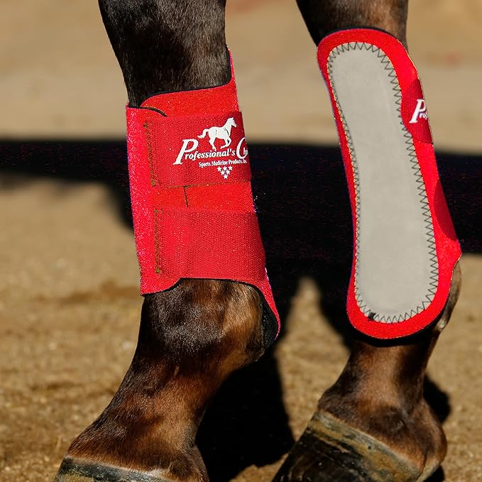 Professional's Choice Equine Competitor Front Leg Splint Boot | Hook & Loop Closure | Sold in Pairs | One Size Fits All