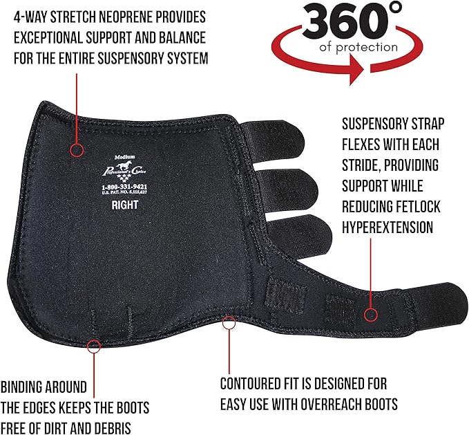 Professional's Choice SMB-3 Sports Medicine Boot | 360 Degrees of Impact Protection | Support for The Suspensory System | Value 4-Pack
