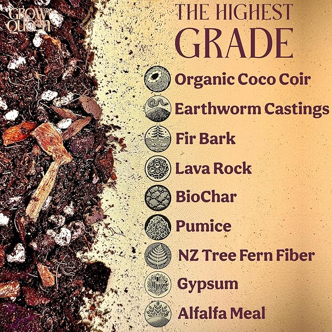 Craft Aroid Potting Mix- Elite Organic Alocasia, Philodendron, Monstera Soil Mix, Chunky, Well Draining Potting Soil for Indoor Plants, All Tropical Plants & Houseplants, Sustainable & Peat Free 8QT
