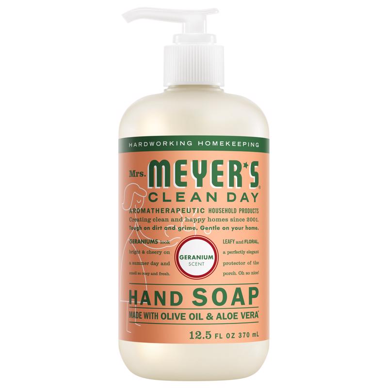 Mrs. Meyer's Clean Day Geranium Scent Liquid Hand Soap 12.5 oz