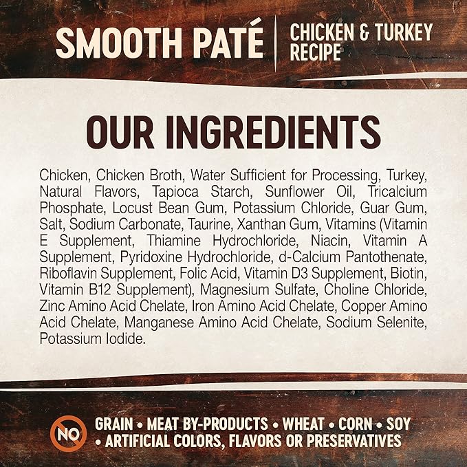 Wellness CORE Tiny Tasters Pate Adult Wet Cat Food, Natural, Protein-Rich, Grain Free, 1.75 Ounce Pouch, 12 Pack (Chicken & Turkey)