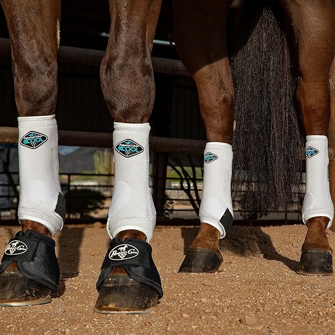 Professional's Choice 2XCOOL Sports Medicine Horse Boots | Protective & Breathable Design for Ultimate Comfort, Durability & Cooling in Active Horses | 2 Pack
