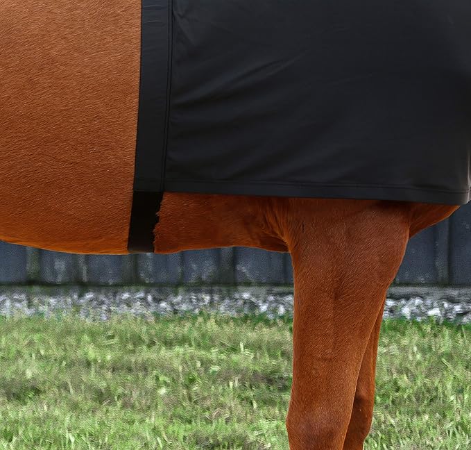 Harrison Howard Stretch Vest Anti Rub Bib Wither Shoulder Guard Horse Chest Saver Protector Black M