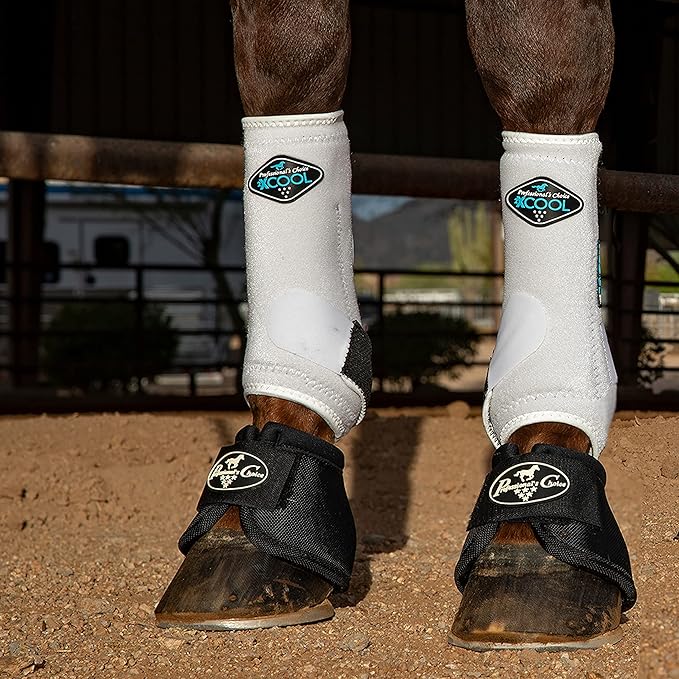 Professional's Choice 2XCOOL Sports Medicine Horse Boots | Protective & Breathable Design for Ultimate Comfort, Durability & Cooling in Active Horses | 2 Pack