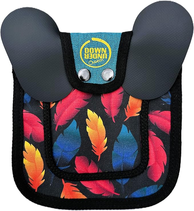 DOWN UNDER OUTDOORS 2 Pack Small Chicken Saddles for Bantams and Young Birds, Includes Shoulder Covers (Feathers and Flora)