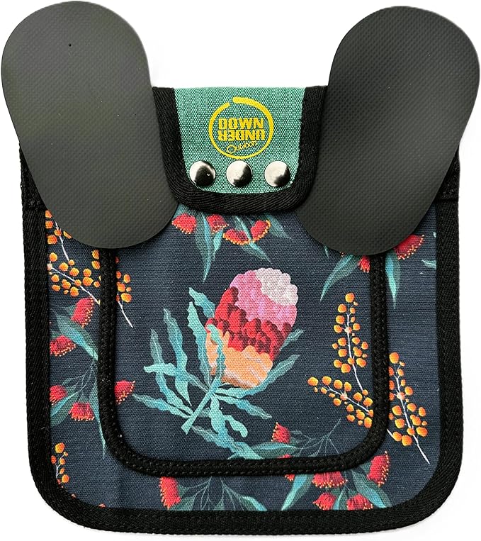 DOWN UNDER OUTDOORS 4 Pack Medium-Large Chicken Saddles with Adjustable Straps, Chicken Apron, Poultry Saver, Pet Supplies, Including Shoulder Cover (Feathers and Flora)