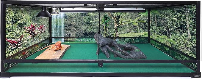 Carolina Custom Cages, 48Lx24Wx18H Extra-Long Deep Terrarium; Easy Assembly