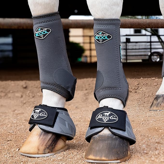 Professional's Choice 2XCOOL Sports Medicine Horse Boots | Protective & Breathable Design for Ultimate Comfort, Durability & Cooling in Active Horses | 2 Pack