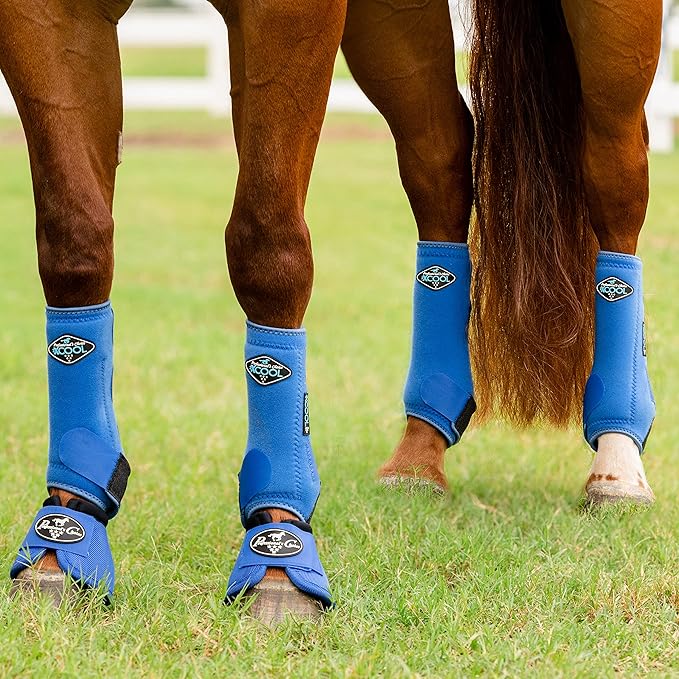 Professional's Choice 2XCOOL Sports Medicine Horse Boots | Protective & Breathable Design for Ultimate Comfort, Durability & Cooling in Active Horses | 2 Pack