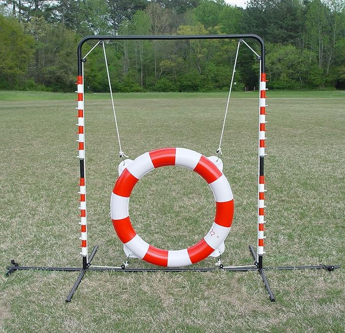 Agility Tire Jump - Double Walled Inflatale Tires with a Metal Frame Setup for Competition and Training