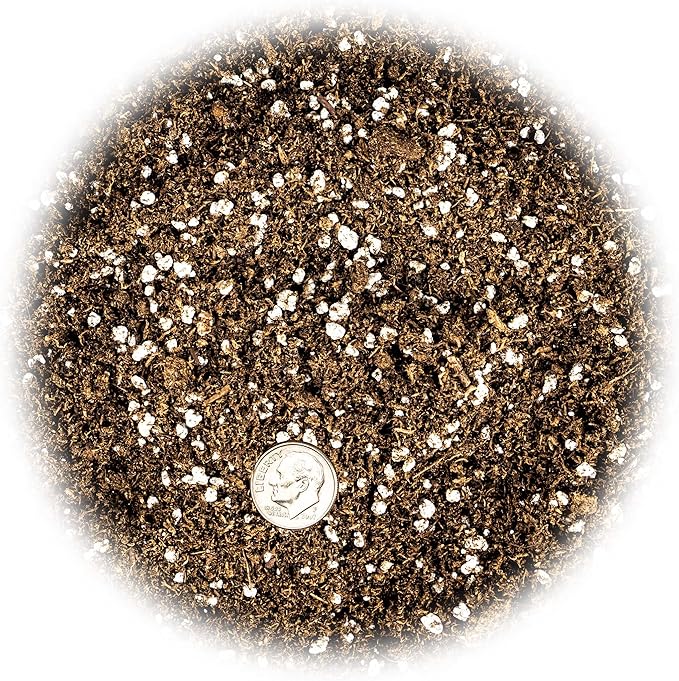 Gardenera Premium Organic Potting Soil, Succulent & Cactus Soil Mix, Fast Draining Pre-Mixed Blend - Horticultural Perlite (25%) + Peat Moss (75%) - Made in USA - 2 Quart