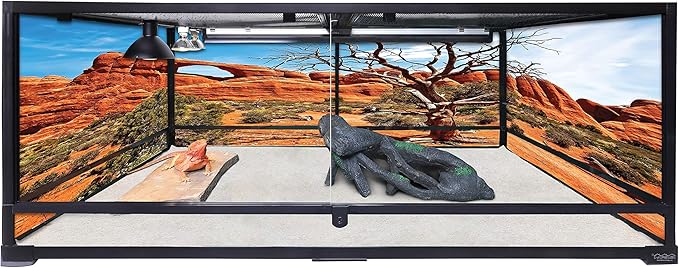 Carolina Custom Cages, 48Lx24Wx18H Extra-Long Deep Terrarium; Easy Assembly