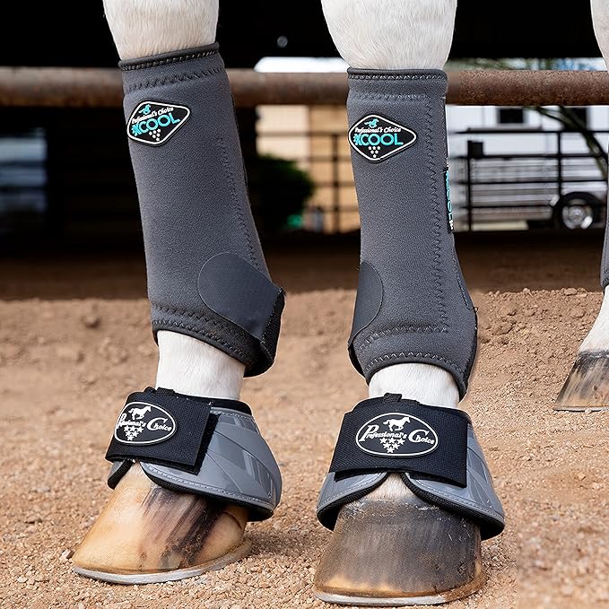 Professional's Choice 2XCOOL Sports Medicine Horse Boots | Protective & Breathable Design for Ultimate Comfort, Durability & Cooling in Active Horses | 2 Pack