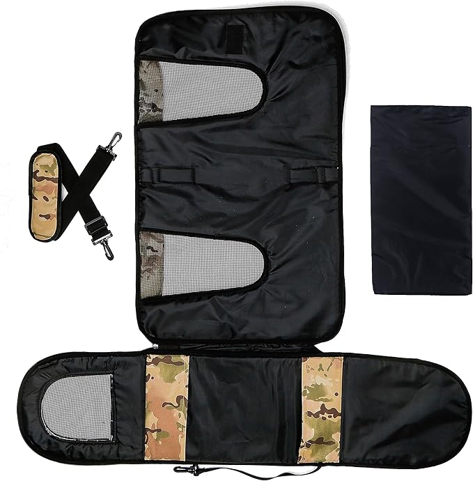 Pawer 18” x 11”x 11” Soft-Sided Foldable Airline Approved Pet Carrier for Cat, Puppy and Small Dog, Washable 600D Oxford Fabric, with Handle and Strap for Carry, Multiple Colors Available
