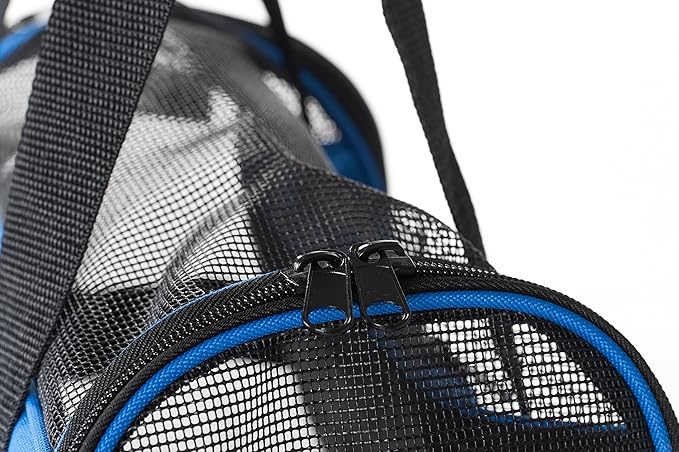 Pawer Soft-Sided Pet Carrier for Cat and Small Dog,Blue Color,Medium Size,Washable 600D Oxford Cloth Airline Approved Travel Tote,with 2 Mesh Opens and a Strap for Carry,Multiple Colors Available