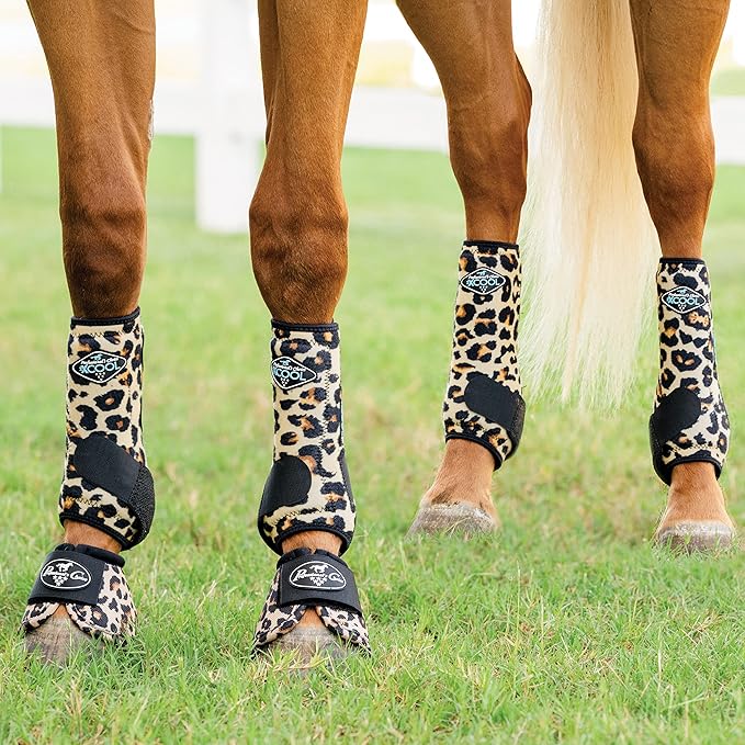Professional's Choice 2XCOOL Sports Medicine Horse Boots | Protective & Breathable Design for Ultimate Comfort, Durability & Cooling in Active Horses | 2 Pack