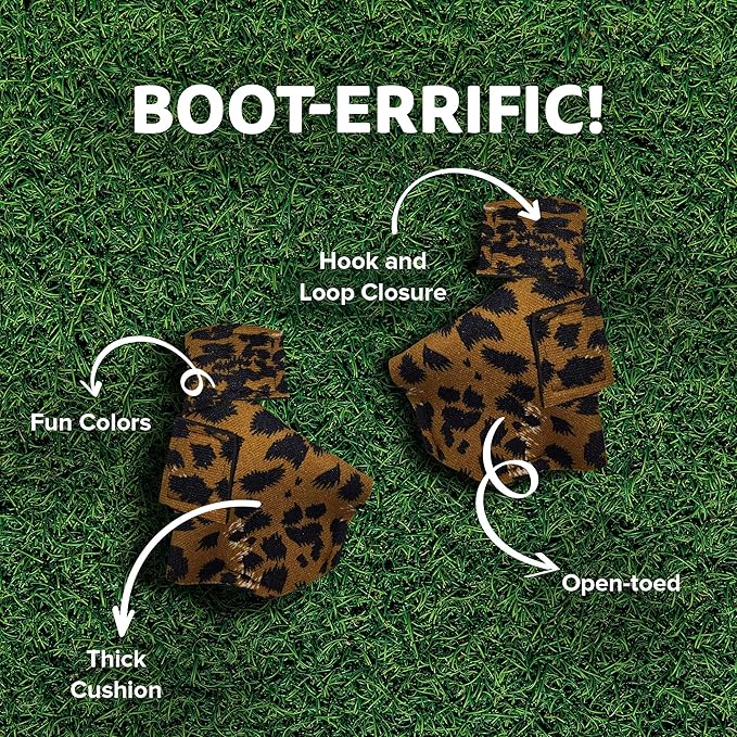 Duck Shoes for Injured Feet – Protective Neoprene Footwear for Ducks, Protective Shoes for Birds with Injured feet, Bumblefoot Relief - Medium, 3.5” Max. Inside Width - Leopard