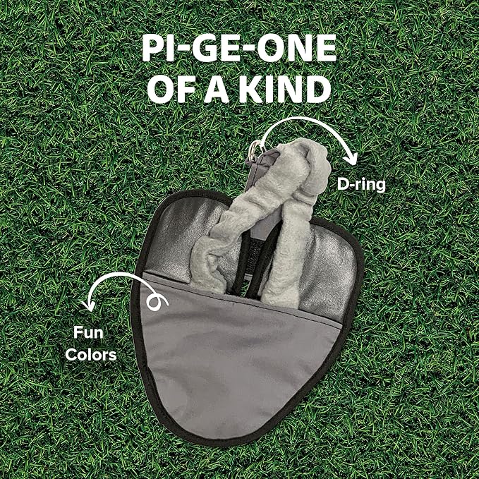 Bird Diaper, Wrap Around, for Larger Pigeons, Small Breed Hens and Roosters, Leak-Proof Design, Comfortable Fleece Strap Bird Harness with Sewn-in Liner & Secure Hook and Loop Closure - XS, Gray