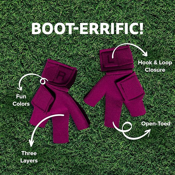 Chicken Shoes for Injured Feet – Protective Neoprene Footwear for Chicken, Open-Toe Design for Bumblefoot Relief, Made in USA - Standard, 3" Max. Inside Width, Pink