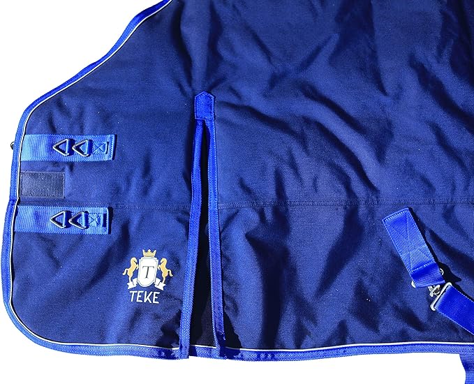 T TEKE Ultimate Turnout Blanket for Horses, 1050D Ballistic Nylon Outer, 300g Heavy Weight Filling