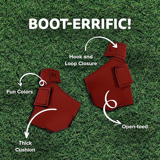 Duck Shoes for Injured Feet – Protective Neoprene Footwear for Ducks, Protective Shoes for Birds with Injured feet, Bumblefoot Relief - Large, 4.5” Max. Inside Width - Red