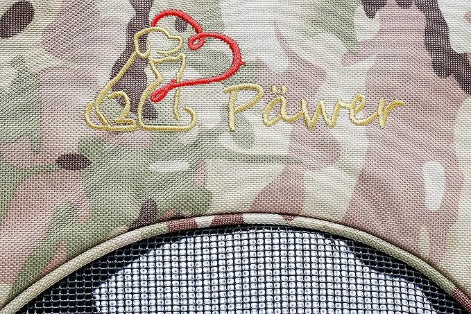 Pawer Soft-Sided Pet Carrier for Cat and Small Dog,Desert Camouflage Pattern,Medium Size,Washable Cloth Airline Approved Travel Tote,with 2 Mesh Opens and a Strap for Carry,Multiple Colors Available