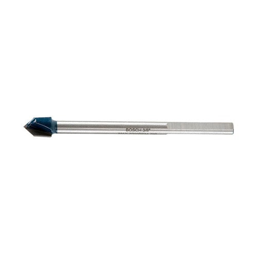 Bosch 3/8 in. X 4 in. L Carbide Tipped Glass and Tile Bit 3-Flat Shank GT500 1 pc