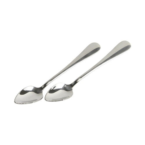 Chef Craft Silver Stainless Steel Grapefruit Spoon Set 21521, Pack of 3
