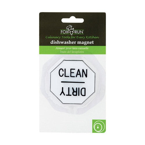 Fox Run White/Black Plastic Dishwasher Magnet 5935, Pack of 12