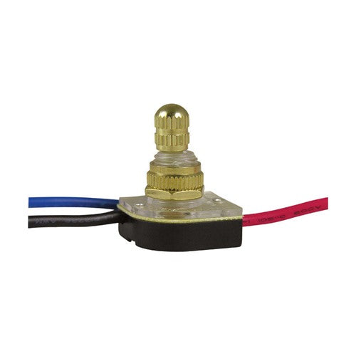 Gardner Bender 6 amps Rotary Switch Brass GSW-68 1 pk