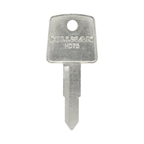 HILLMAN Traditional Key Automotive Key Blank Double For Honda Black/Silver 84024, Pack of 10