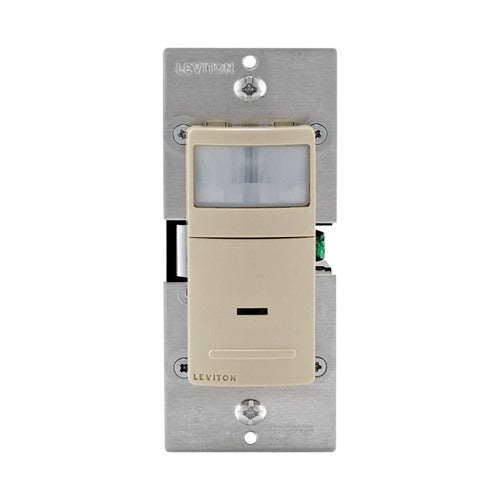 Leviton 2.5 amps Single Pole Motion Sensor Switch Ivory DOS02-1LI 1 pk