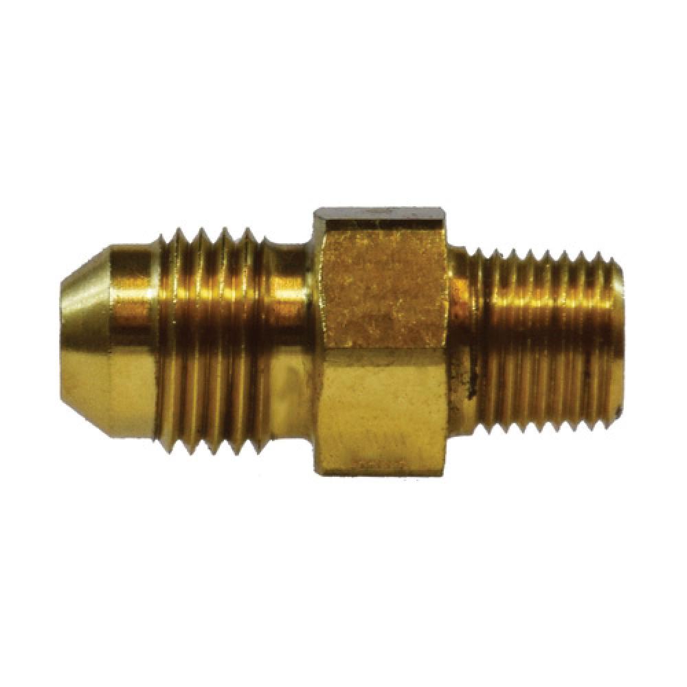 JIC 37 Deg Flare Male Adapters — Brass Fittings