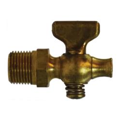 Straight Nose X Male Iron Pipe Tee Hex — Brass Fittings