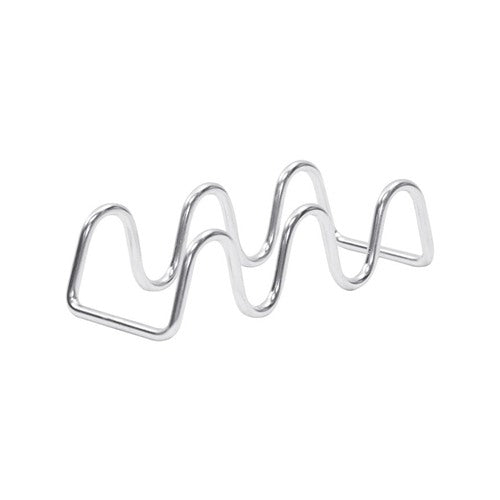 TableCraft Taco Taxi Silver Stainless Steel Taco Holder TRW23